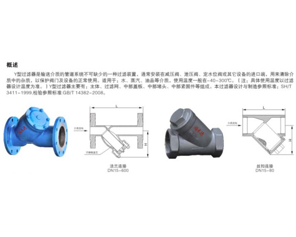 Y型過濾器